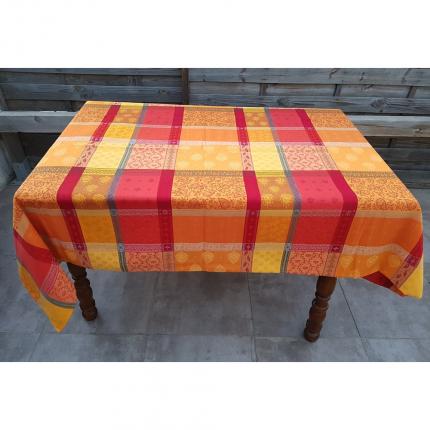 Nappe rectangle Valescure rouge