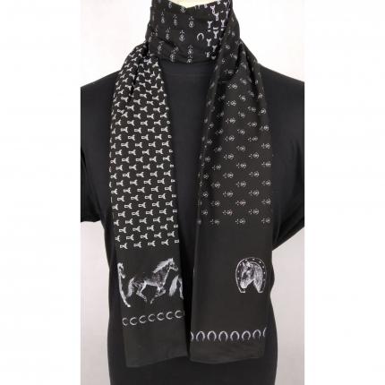 Foulard camarguaise noir