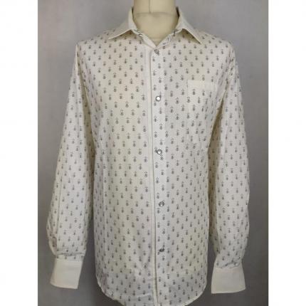 Chemise croix de Camargue blanc