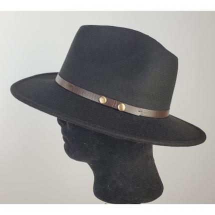 Chapeau Trilby noir - classic Italy