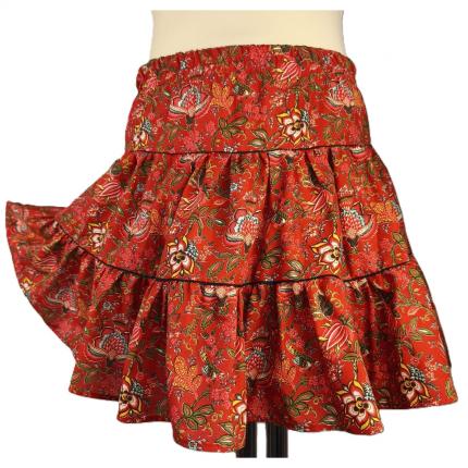 Robe provençale enfant, Blanc et  Blue